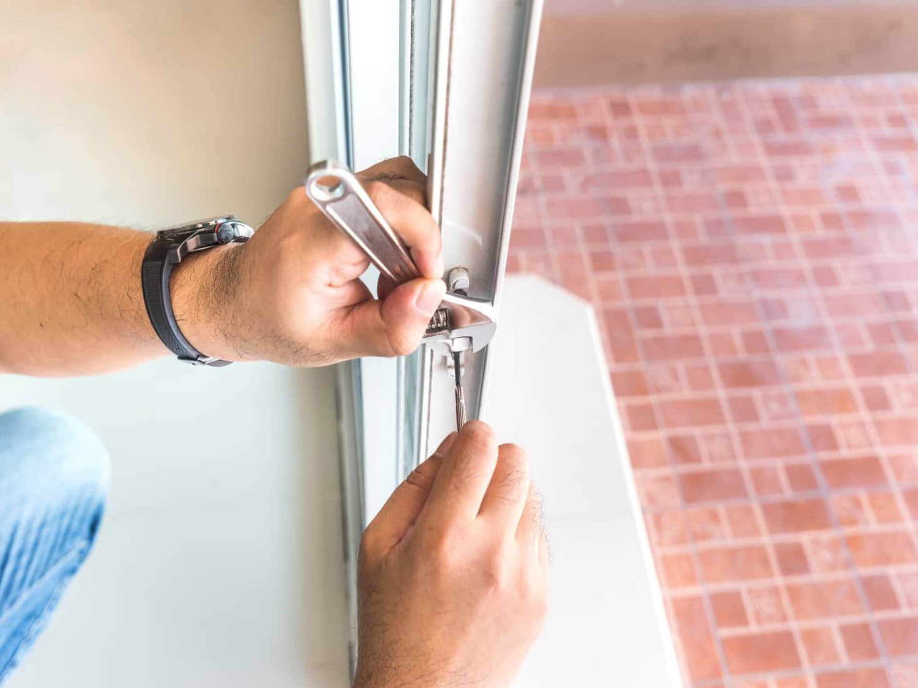 sliding door lock repair in Venice Florida